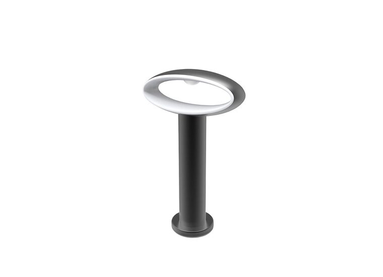 Exterior 9W LED Bollard Black Finish / Warm White - Horus2