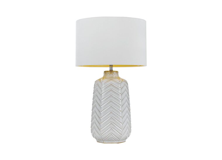 Esmo White Table Lamp