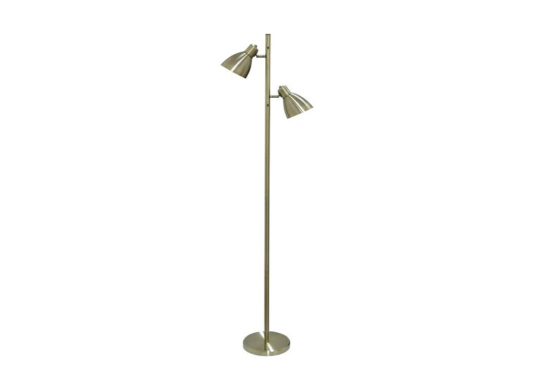 Torres Antique Brass Floor Lamp