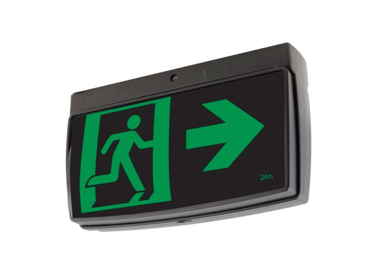 One Box Surface Mounted LED Exit Sign - 19874/05